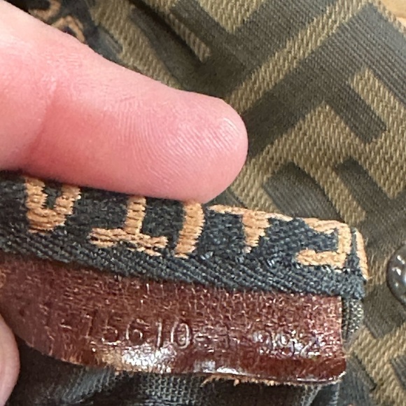 Fendi zucca folding tote shopper. Nylon and leather. 71156101992 - Picture 5 of 15